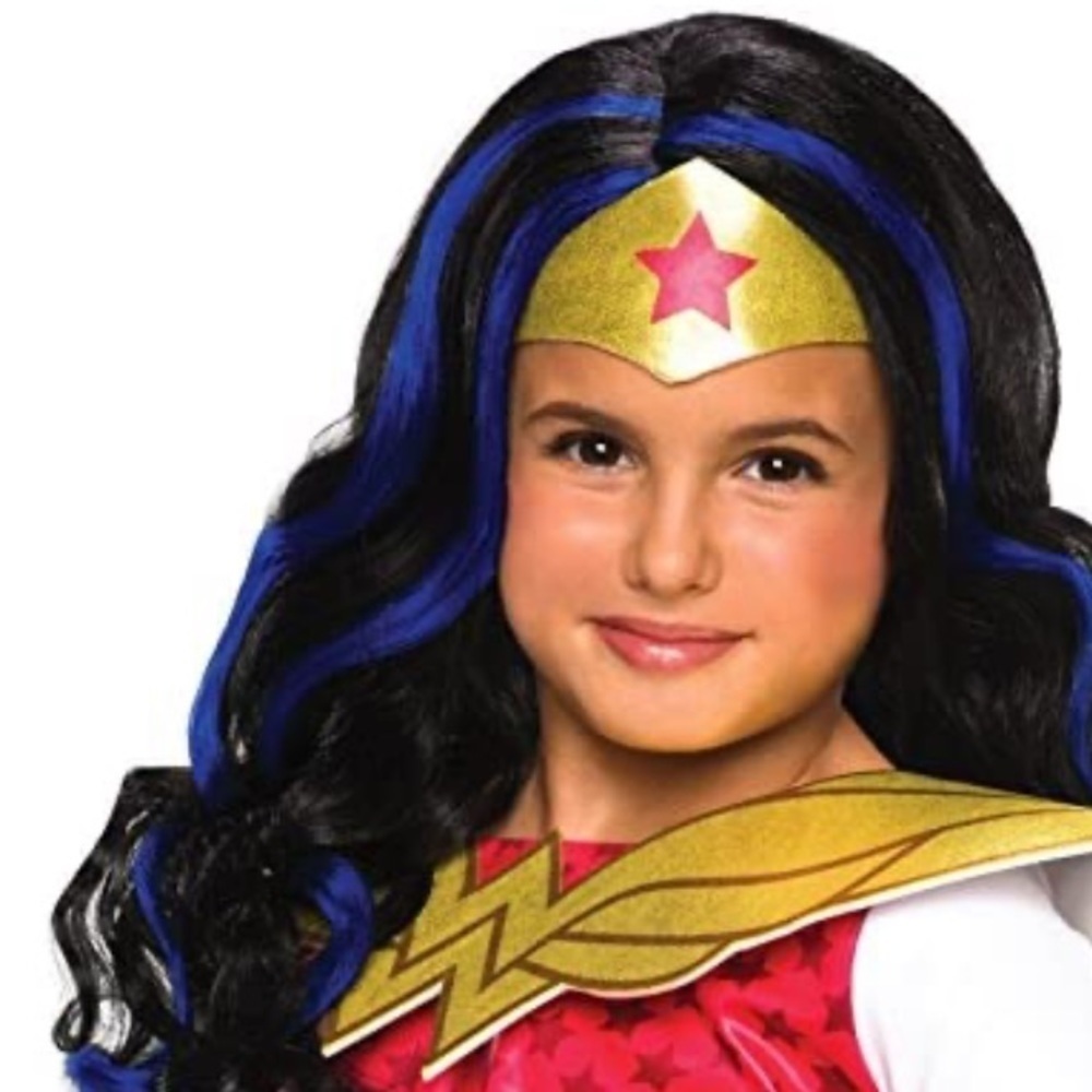 Kids Wonder Woman Wig